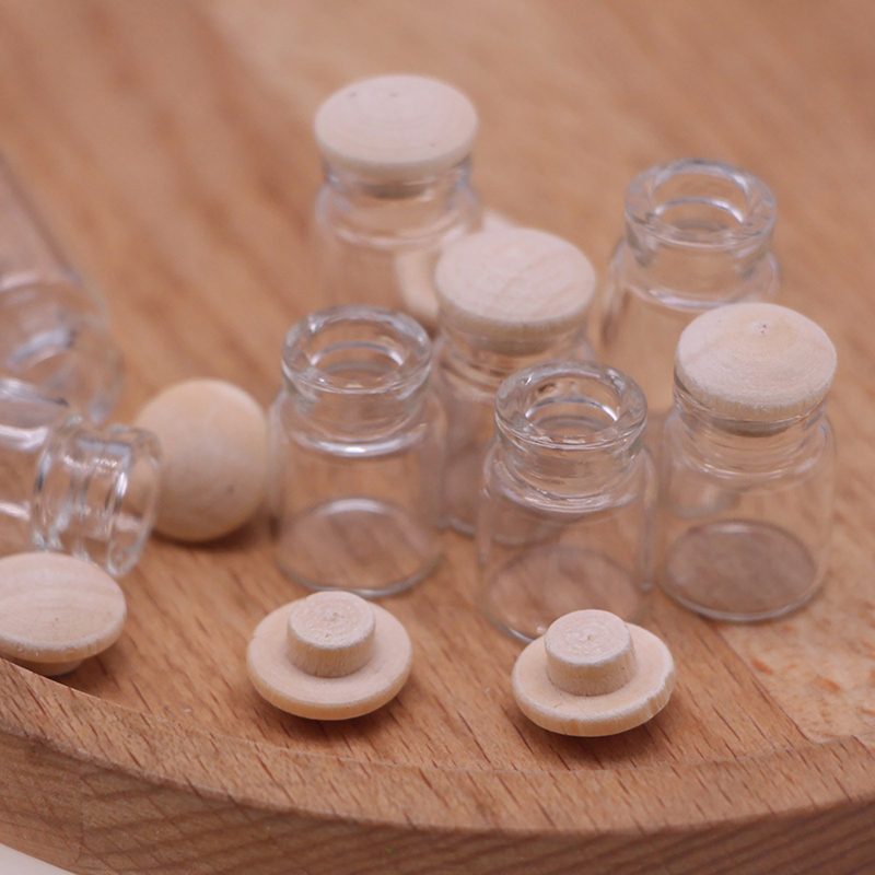 4 pçs 1:12 casa de bonecas em  - Food Storage Glass Jar avaliação e preço