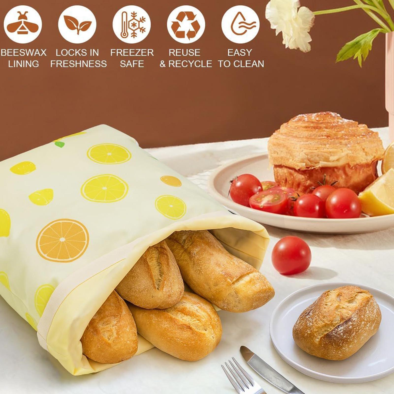 Sacos de pão reutilizáveis sac - Food Storage Reusable Bags avaliação e preço