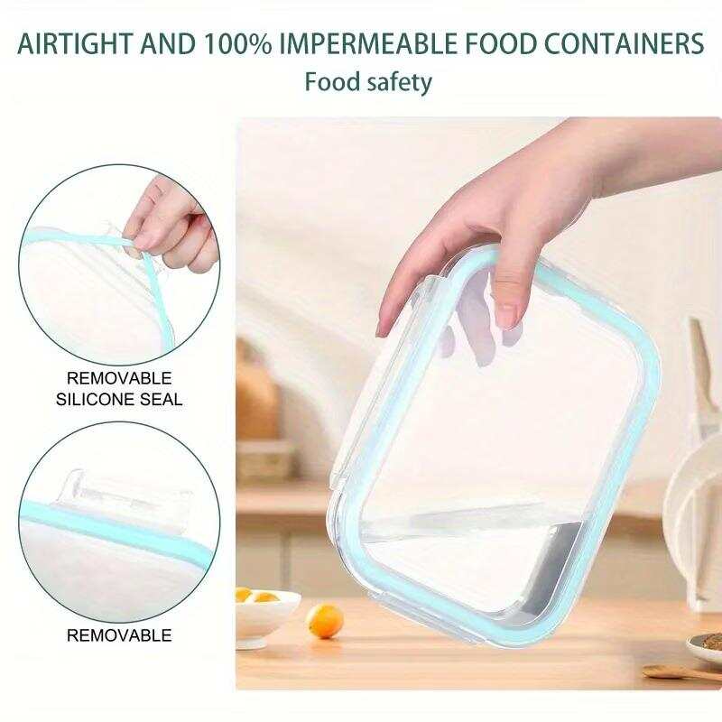 Conjunto de 16 Recipientes de  - Food Storage With Glass Lids avaliação e preço
