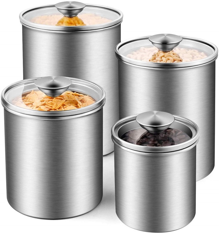 Recipientes de armazenamento d - Food Storage Stainless Steel Containers avaliação e preço