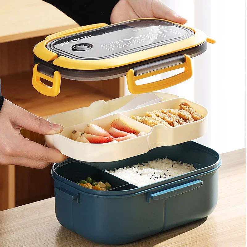 Lancheira Térmica Dupla Camada - Food Storage With Compartments avaliação e preço