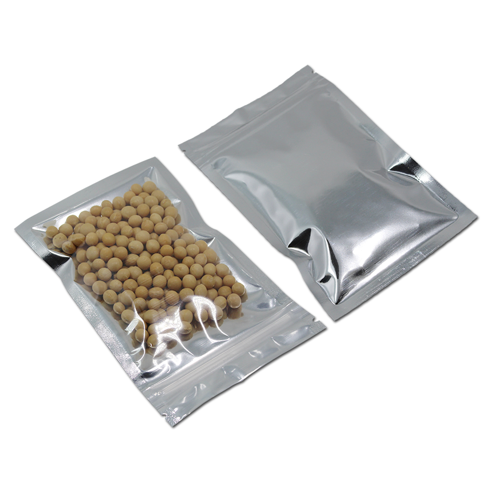 100 pçs claro prata zip lock m - Ziploc Food Storage avaliação e preço