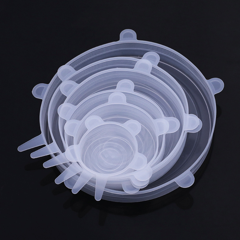 6 Peças de Tampas de Silicone  - Silicone Stretch Lid avaliação e preço