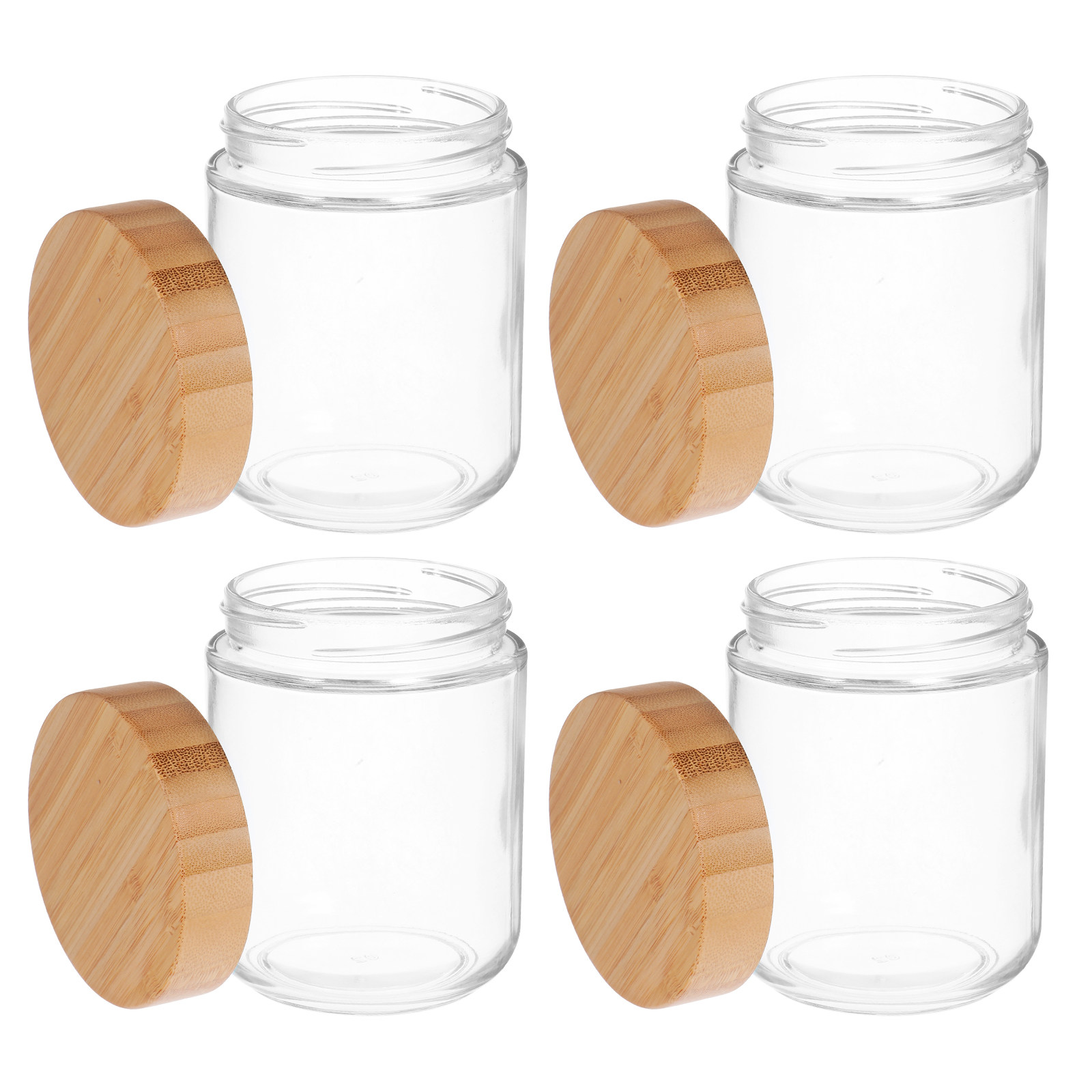 4 Potes de Vidro para Armazena - Food Storage Glass Jar avaliação e preço